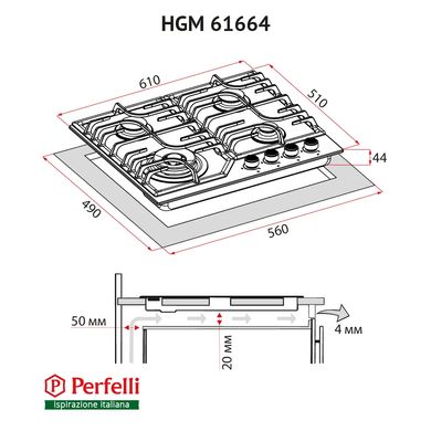Варочные поверхности Perfelli HGM61664I фото