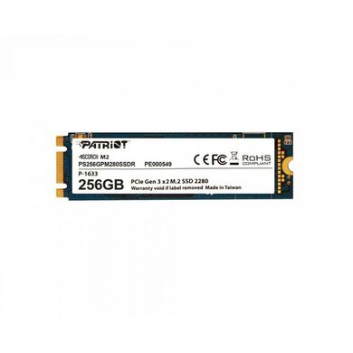 SSD накопичувач PATRIOT Scorch M.2 256 GB (PS256GPM280SSDR) фото