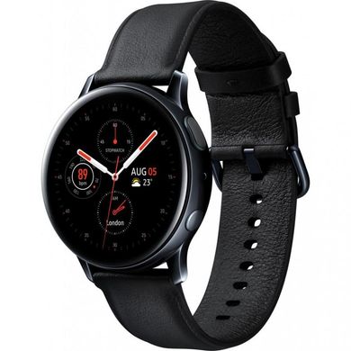 Смарт-годинник Samsung Galaxy Watch Active 2 44mm Black Stainless steel (SM-R820NSKA) фото
