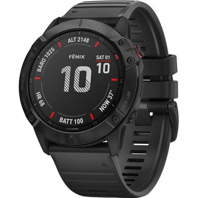 Смарт-часы Garmin Fenix 6X Pro Black with Black Band (010-02157-01/00) фото