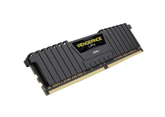 Оперативна пам'ять 4 GB DDR4 2400 MHz Vengeance LPX Black (CMK4GX4M1A2400C16) фото