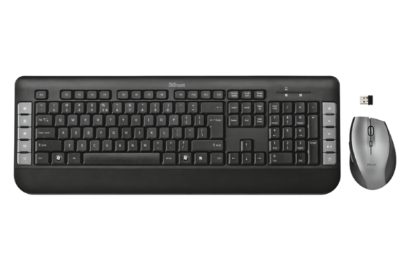 Комплект (клавиатура+мышь) Trust Tecla Wireless Multimedia Keyboard with mouse фото