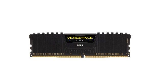 Оперативная память 4 GB DDR4 2400 MHz Vengeance LPX Black (CMK4GX4M1A2400C16) фото