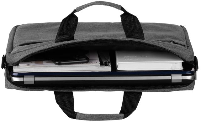 Сумка та рюкзак для ноутбуків 2E Beginner 16" Grey (2E-CBN315GY) фото