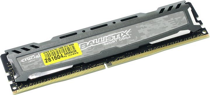 Оперативна пам'ять Память Crucial 4 GB DDR4 2400 MHz (BLS4G4D240FSB) фото
