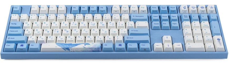 Клавіатура Varmilo VEA108 Sea Melody Cherry Mx Blue (A26A038A1A1A06A033) фото