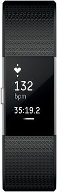 Смарт-часы FITBIT CHARGE 2 (BLACK) HEART RATE + FITNESS WRISTBAND фото