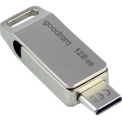 Flash память GOODRAM 128 GB ODA3 USB 3.2 Type-C Silver (ODA3-1280S0R11) фото