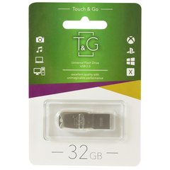 Flash пам'ять T&G 32GB Metal Series USB 2.0 Silver (TG100-32G) фото