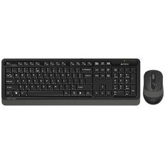 Комплект (клавіатура+миша) A4Tech FG1010S Wireless Grey (FG1010S Grey) фото