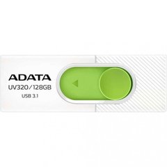 Flash пам'ять ADATA 128 GB UV320 White/Green (AUV320-128G-RWHGN) фото