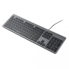 Клавіатура Vinga KB735 Black-Gray фото