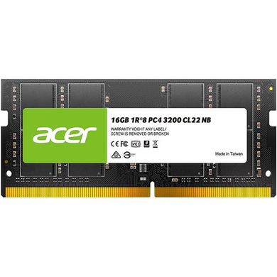 Оперативна пам'ять Acer SD100 16Gb DDR4 3200MHz SO-DIMM (BL.9BWWA.214) фото