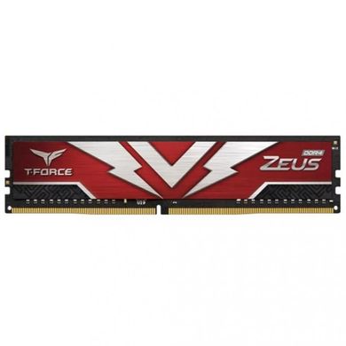 Оперативная память TEAM 8 GB DDR4 2666 MHz T-Force Zeus Red (TTZD48G2666HC1901) фото