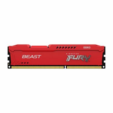 Оперативная память Kingston FURY 8 GB (2x4GB) DDR3 1866 MHz Beast Red (KF318C10BRK2/8) фото