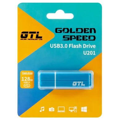 Flash пам'ять GTL 128 GB USB 3.0 Blue U201 (U201-128) фото