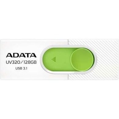 Flash память ADATA 128 GB UV320 White/Green (AUV320-128G-RWHGN) фото