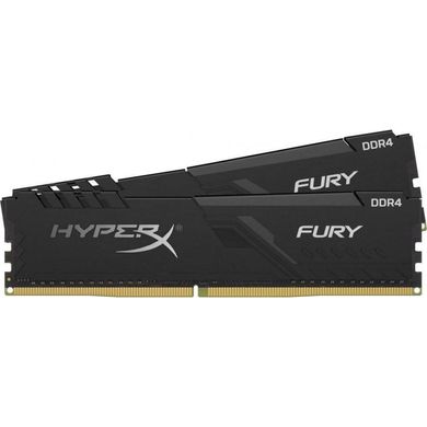 Оперативна пам'ять HyperX 8 GB (2x4GB) DDR4 2666 MHz Fury Black (HX426C16FB3K2/8) фото