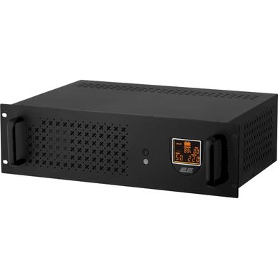 ИБП 2E RE1200, 1200VA/720W, RM 3U, LCD, USB, 3xSchuko (2E-RE1200) фото