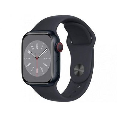 Смарт-часы Apple Watch Series 8 GPS 41mm Midnight Aluminum Case w. Midnight Sport Band - Size M/L (MNU83) фото