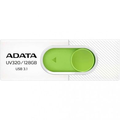 Flash память ADATA 128 GB UV320 White/Green (AUV320-128G-RWHGN) фото