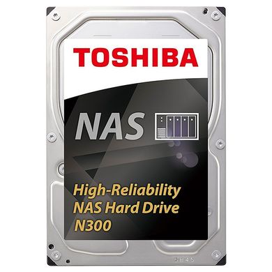Жесткий диск Накопитель HDD SATA 4.0TB Toshiba N300 NAS 7200rpm 128MB (HDWQ140UZSVA) фото