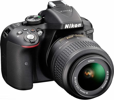 Фотоапарат Зеркальный фотоаппарат Nikon D5300 kit (18-105mm VR фото