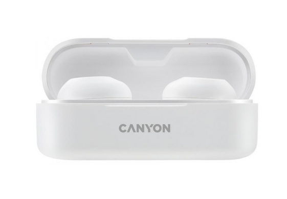Навушники CANYON TWS-1 White (CNE-CBTHS1W) фото