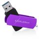 Exceleram P2 Black/Grape USB 3.1 EXP2U3GPB16 подробные фото товара