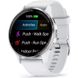 Garmin Venu 3 Silver Stainless Steel Bezel with Whitestone Case and Silicone Band (010-02784-50)