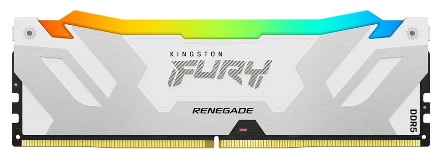 Оперативна пам'ять Kingston FURY DDR5 16GB 6400Mhz Renegade RGB White (KF564C32RWA-16) фото