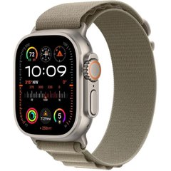 Смарт-годинник Apple Watch Ultra 2 GPS + Cellular 49mm Titanium Case with Olive Alpine Loop - Large (MRF03/MRFK3) фото