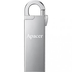 Flash пам'ять Apacer 32 GB AH13A Silver USB 2.0 (AP32GAH13AS-1) фото