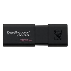 Flash пам'ять Kingston 128 GB DT100 G3 Black (DT100G3/128GB) фото