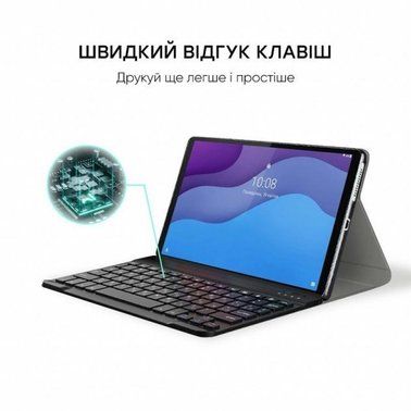 Клавиатура AIRON Premium для Lenovo Tab M10 HD 2nd Gen TB-X306F +Bluetooth клавиатура Black (4822352781053) фото