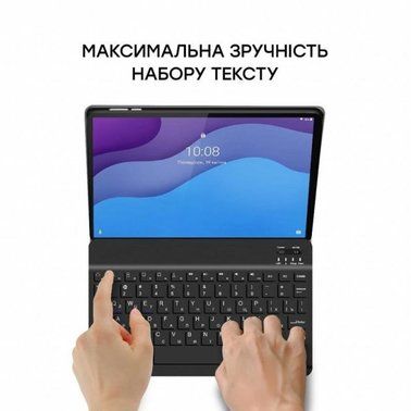 Клавіатура AIRON Premium для Lenovo Tab M10 HD 2nd Gen TB-X306F +Bluetooth клавиатура Black (4822352781053) фото