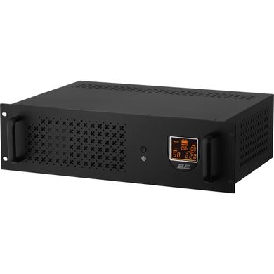 ИБП 2E RE1500, 1500VA/900W, RM 3U, LCD, USB, 3xSchuko (2E-RE1500) фото