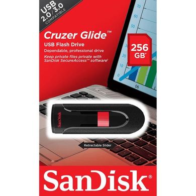 Flash пам'ять SanDisk 256 GB Cruzer Glide (SDCZ60-256G-B35) фото