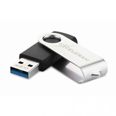 Flash память Exceleram 32 GB P1 Series Silver/Black USB 3.1 Gen 1 (EXP1U3SIB32) фото