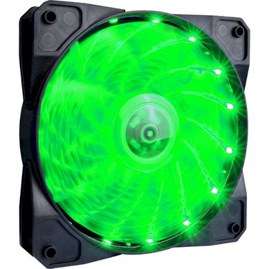 Вентилятор 1stPlayer A1-3P-15LED Green фото