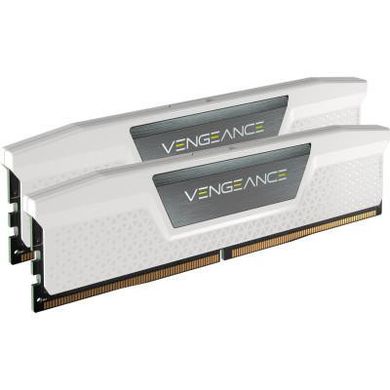 Оперативна пам'ять Corsair 32 GB (2x16GB) DDR5 5600 MHz Vengeance White (CMK32GX5M2B5600C40W) фото