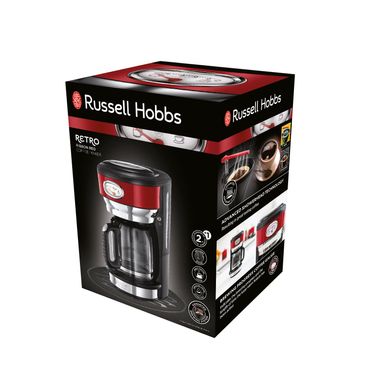Кофеварки и кофемашины Russell Hobbs Retro Ribbon Red 21700-56 фото