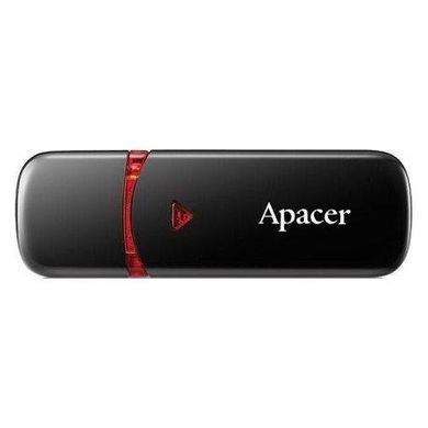 Flash пам'ять Apacer 16 GB AH333 Black USB 2.0 (AP16GAH333B-1) фото