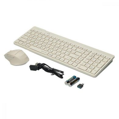 Комплект (клавіатура+миша) A4Tech FG2400 Air Wireless Beige фото