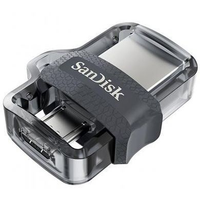 Flash память SanDisk 16 GB USB Ultra Dual OTG USB 3.0 Black (SDDD3-016G-G46) фото