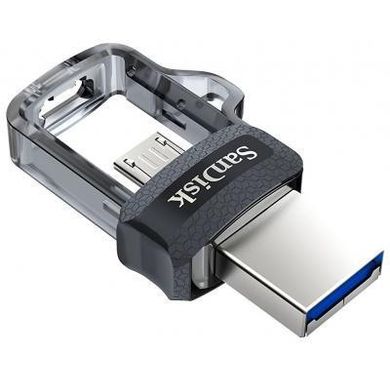 Flash память SanDisk 16 GB USB Ultra Dual OTG USB 3.0 Black (SDDD3-016G-G46) фото