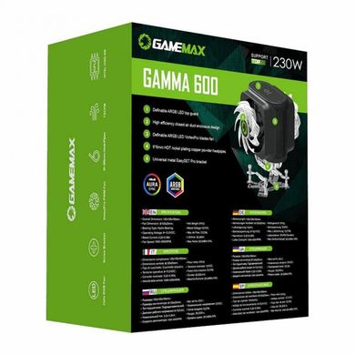 Воздушное охлаждение GAMEMAX Gamma 600 фото