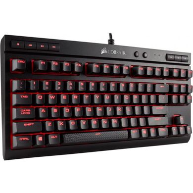 Клавіатура Corsair K63 Cherry MX Red Black (CH-9115020-RU) фото