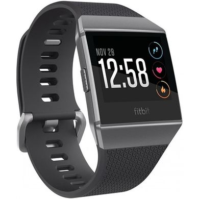 Смарт-часы Fitbit Ionic Charcoal/Smoke Gray One Size FB503GYBK фото