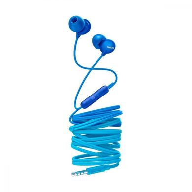Навушники Philips Mic Blue (SHE2405BL) фото